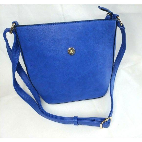 Blue Women Designer Adjustable Strap Purse - Picture 11 of 12